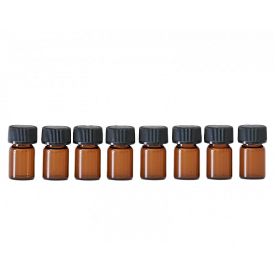 Sample Vials - 5/8 dram od doTERRA na bielom pozadí