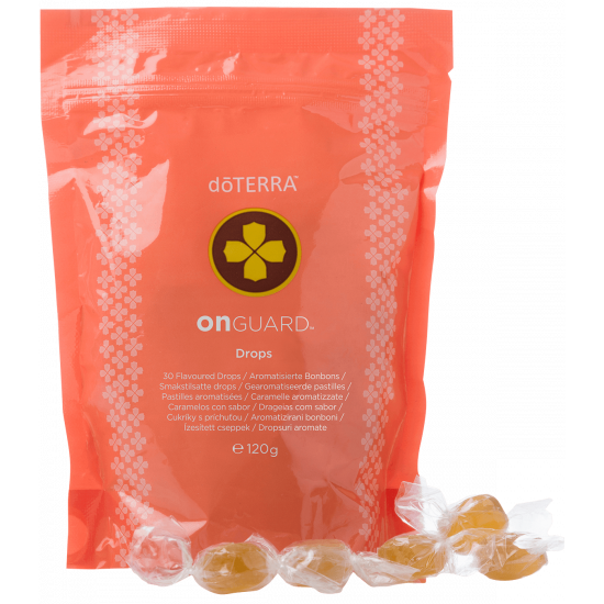 On Guard Drops – doTERRA esenciálny olej On Guard Drops od doTERRA na bielom pozadí