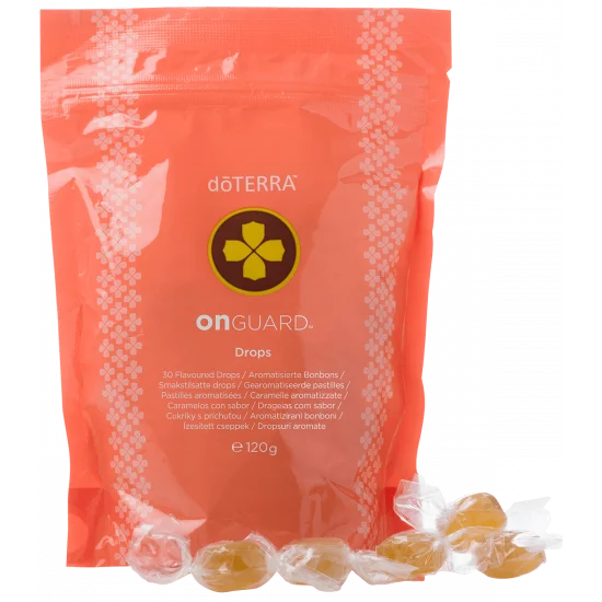 On Guard Drops – doTERRA esenciálny olej On Guard Drops od doTERRA na bielom pozadí