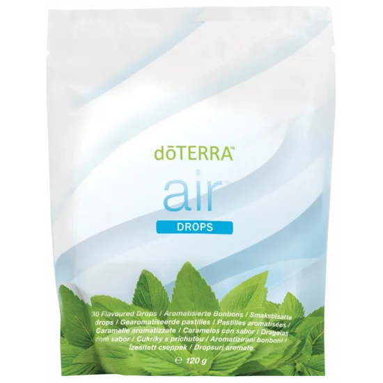 Balenie doplnku stravy dōTERRA Air™ Drops od doTERRA na bielom pozadí