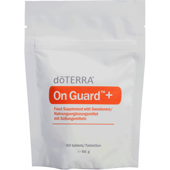 On Guard Chewable Tablets od doTERRA na bielom pozadí