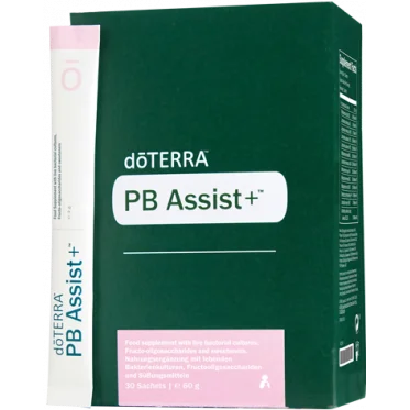 PB Assist+™ od doTERRA na bielom pozadí