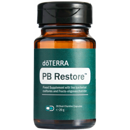 PB Restore™ – doTERRA doplnok výživy PB Restore™ od doTERRA na bielom pozadí