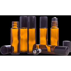 Amber Roller Bottles