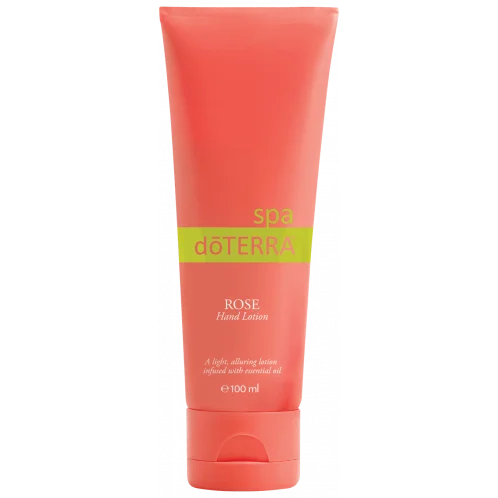 Rose Hand Lotion od doTERRA na bielom pozadí