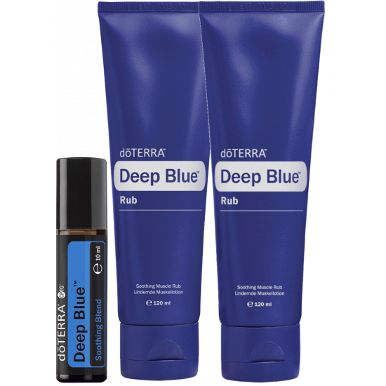 Darčeková sada Deep Blue™ Kit od doTERRA s éterickými olejmi