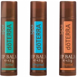 Balzam na pery 3 ks - orignál, tropický, bylinkový
