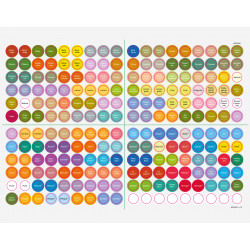 Essential Oil Cap Stickers