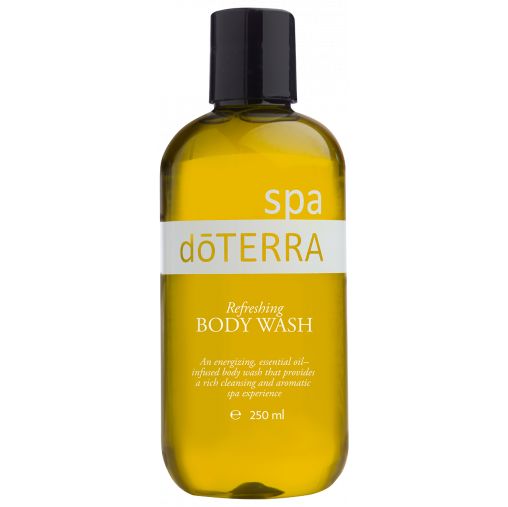 Refreshing Body Wash od doTERRA na bielom pozadí