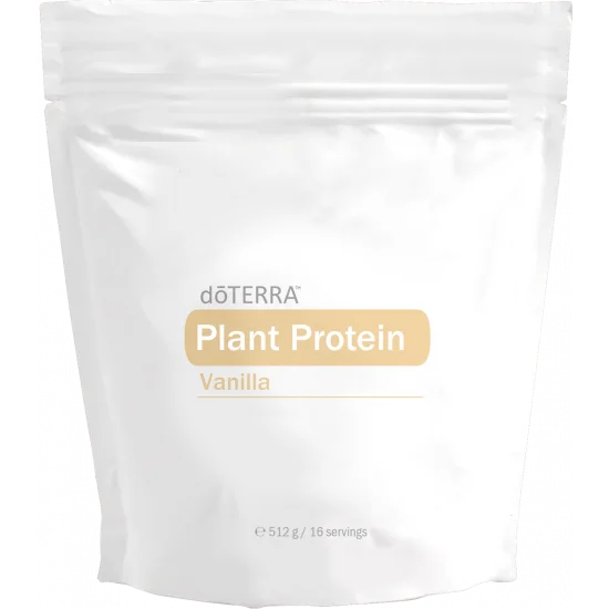 Plant Protein - Vanilla od doTERRA na bielom pozadí